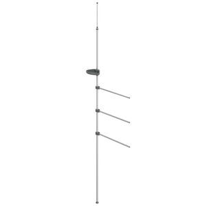 vidaXL Pyyheteline 47x280 cm alumiini