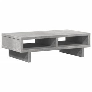 vidaXL N&auml;ytt&ouml;teline betoninharmaa 50x27x15 cm tekninen puu