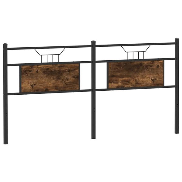 vidaXL Vaihdettava s&auml;ngynp&auml;&auml;ty savutammi 180 cm tekninen puu ja ter&auml;s