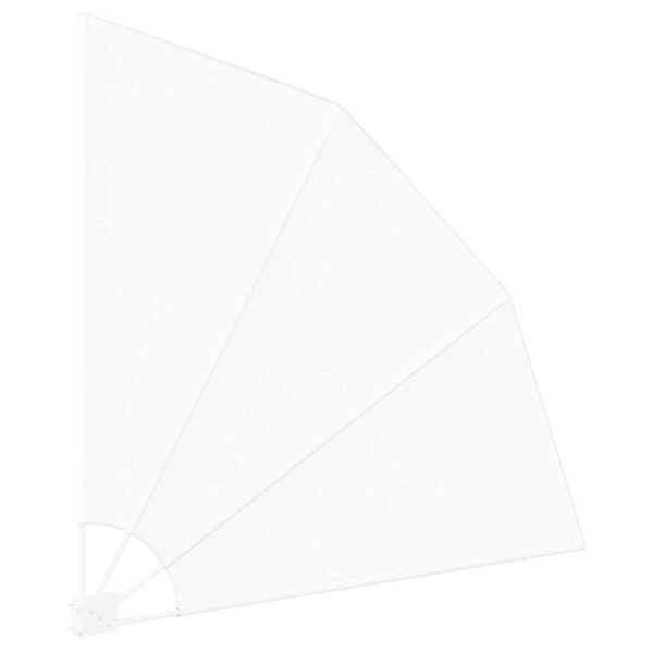 vidaXL Parvekkeen yksityisyyden suoja Valkoinen 160 x 160 cm