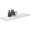 vidaXL Kelluvat sein&auml;hyllyt 4 kpl korkeakiilto valk 80x23,5x3,8 cm MDF