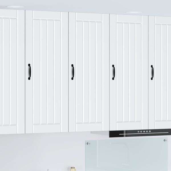 vidaXL Keitti&ouml;kaappi Lucca valkoinen 40 x 31 x 100 cm Tekninen puu