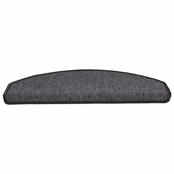 vidaXL Porrasmatot 15 kpl 65x24x4 cm Antrasiitti Puolipy&ouml;re&auml; Suuri