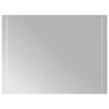 vidaXL LED kylpyhuonemirror L&auml;pin&auml;kyv&auml; 80 x 60 cm karkaistu lasi