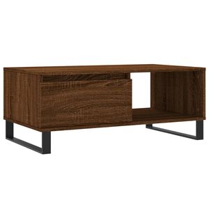 vidaXL Sohvap&ouml;yt&auml; ruskea tammi 90x50x36,5 cm tekninen puu