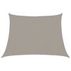vidaXL Aurinkokenk&auml;purje 160 g/m&sup2; Puolisuunnikas vaaleanharmaa 4/5x3 m HDPE