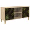 vidaXL TV-kaappi ELBURG 102 x 33 x 50 cm Sonoma Tekninen puu