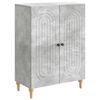 vidaXL Sivup&ouml;yt&auml; Betoninharmaa 66 x 34,5 x 90 cm Tekninen puu