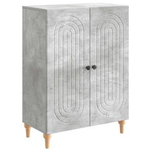 vidaXL Sivup&ouml;yt&auml; Betoninharmaa 66 x 34,5 x 90 cm Tekninen puu