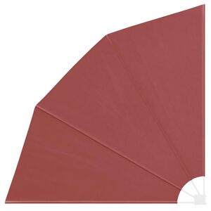 vidaXL Kokoontaittuva parvekkeen sivumarkiisi terrakotta 210x210 cm