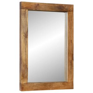 vidaXL Peili 70x50 cm t&auml;ysi mangopuu ja lasi