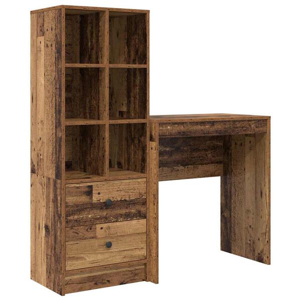 vidaXL P&ouml;yt&auml; laatikon kanssa 2 pcs Vanha puu