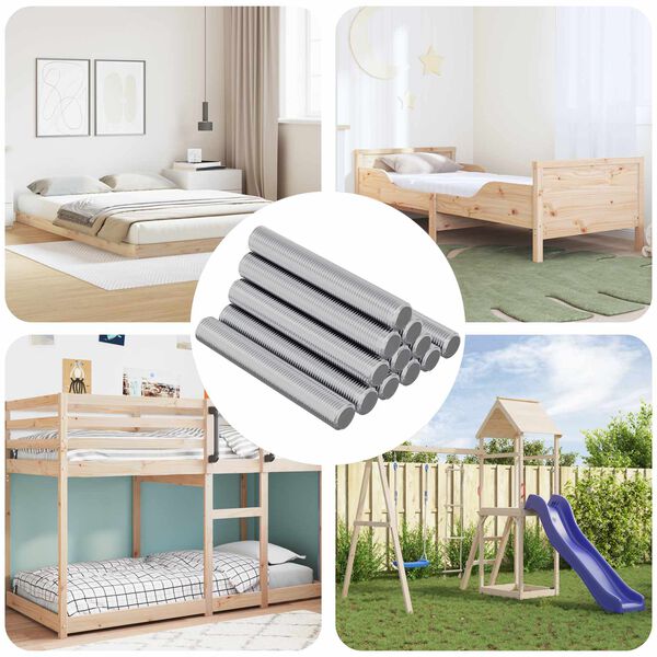 vidaXL Kierretty varsi 1000 pcs Hopea Ter&auml;s