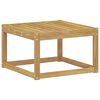 vidaXL Ulkoilma Hocker Tihe&auml; akasiapuu valkoinen 59 x 59 x 37 cm
