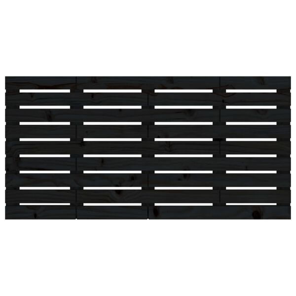 vidaXL S&auml;ngynp&auml;&auml;ty sein&auml;lle musta 146x3x63 cm t&auml;ysi m&auml;nty