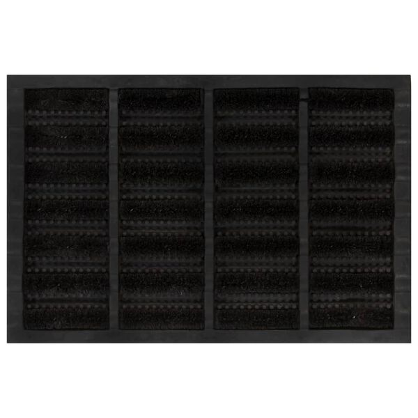 vidaXL Ovimatto suorakaide 40x60 cm kumi ja kookoskuitu