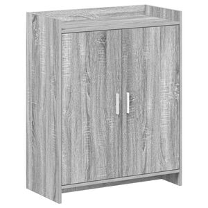 vidaXL Kenk&auml;kaappi ovella Harmaa Sonoma 73,5 x 36 x 92 cm Tekninen puu