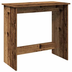 vidaXL Ty&ouml;p&ouml;yt&auml; musta 80x40x75 cm lastulevy
