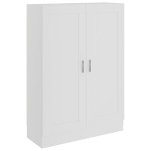 vidaXL Kirjahylly valkoinen 82,5x30,5x115 cm tekninen puu
