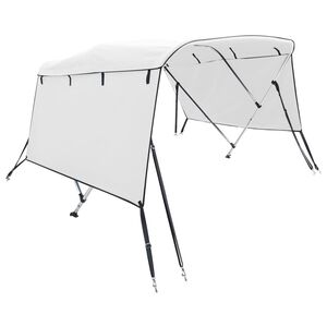 vidaXL 3-kaarinen Bimini-kate sivuseinill&auml; 183x(154-167)x137 cm