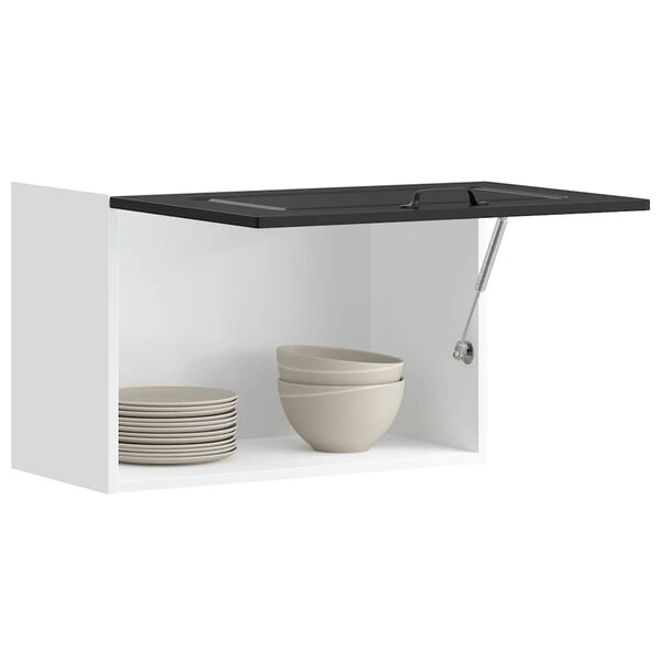 vidaXL Keittiön seinäkaappi Kalmar musta suunniteltu puu