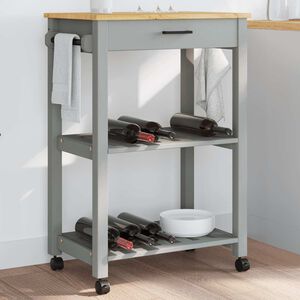 vidaXL Keitti&ouml;vaunu MONZA 60x40x88,5 cm t&auml;ysi m&auml;nty