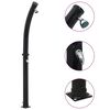 vidaXL Aurinkovoimasuihku 214 cm 20 l musta