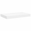 vidaXL Kelluvat sein&auml;hyllyt 2 kpl valkoinen 50x23x3,8 cm MDF