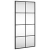 vidaXL Sein&auml;peili musta 40x80 cm suorakulmio rauta