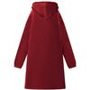 vidaXL Viltti-huppari Bordeaux punainen M Fleece ja flanelli