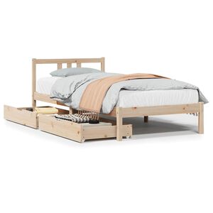 vidaXL S&auml;ngynrunko ilman patjaa 75x190 cm t&auml;ysi m&auml;nty
