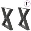 vidaXL Sohvap&ouml;yd&auml;n jalat 2 kpl antrasiitti 50x(42-43,3) cm ter&auml;s