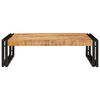 vidaXL Kylpyhuoneshelf Ruskea 80 x 50 x 23 cm Kovan karkean mangopuun
