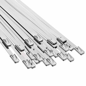 vidaXL Kaapelinsite 25 kpl 4,6 x 150 mm Hopea
