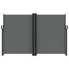 vidaXL Sisäänvedettävä sivumarkiisi antrasiitti 160x1000 cm