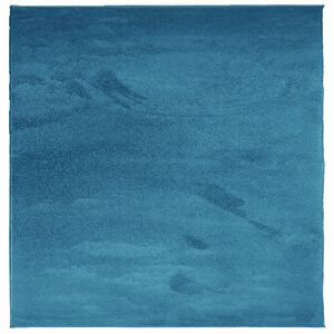 vidaXL Matto OVIEDO lyhytnukkainen turkoosi 120x120 cm