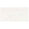 vidaXL Pöytälevy valkoinen 80x40x2,5 cm täysi mänty