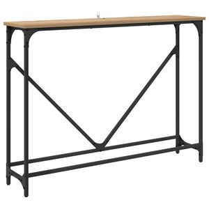 vidaXL Konsolip&ouml;yt&auml; Artisan tammi 102 x 23 x 75 cm Tekninen puu