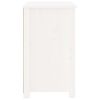 vidaXL Yöpöydät 2 kpl valkoinen 50x35x61,5 cm täysi mänty