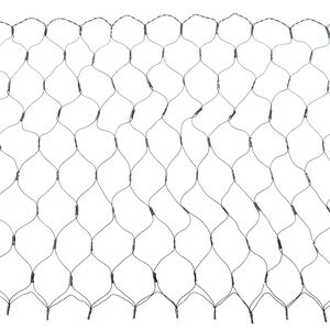 vidaXL Led-verkko Tummanvihre&auml;