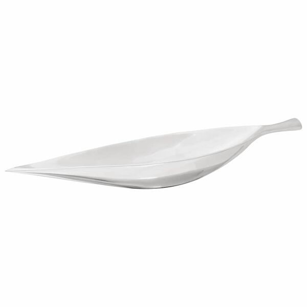 vidaXL Fruit Basket Hopea 60 x 15 x 8 cm Alumiini