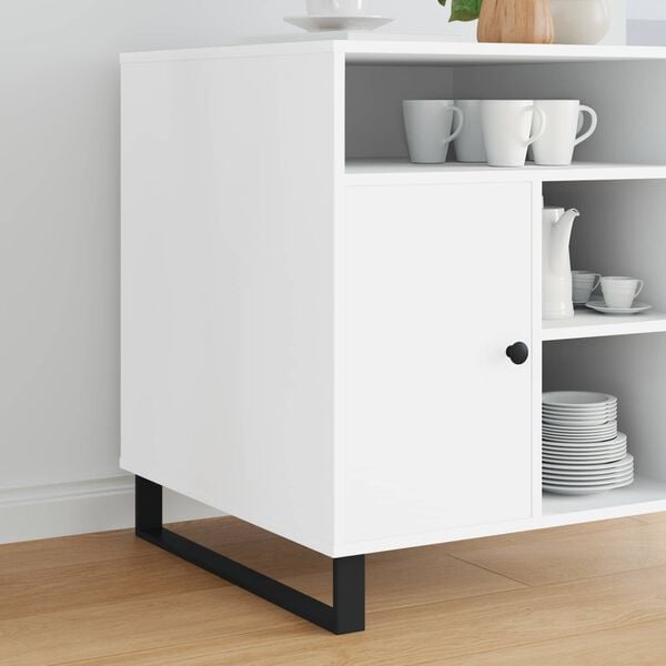 vidaXL Huonekalujalat 2 pcs Musta 59,6 x 4 x 10 mm Rauta