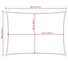 vidaXL Aurinkopurje Oxford-kangas suorakaide 3x4,5 m keltainen