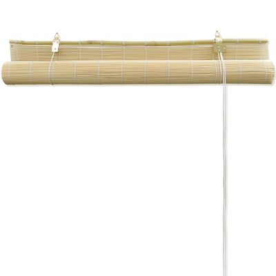 vidaXL Rullaverho bambu 80x220 cm luonnollinen