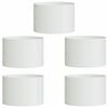 vidaXL Ruukkurenka 5 pcs Valkoinen 30 x 30 x 20 cm