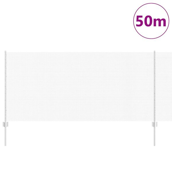 vidaXL Aita ja Tuki Hopea 1 x 50 m Ter&auml;s