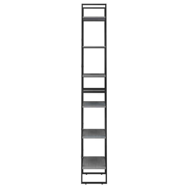 vidaXL Säilytyshylly harmaa 60x30x210 cm täysi mänty