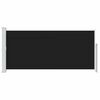 vidaXL Sis&auml;&auml;nvedett&auml;v&auml; sivumarkiisi 140 x 300 cm musta