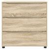 vidaXL S&auml;ilytyskaappi Sonoman tammi 80 x 31 x 81 cm Tekninen puu