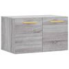 vidaXL Sein&auml;kaappi harmaa Sonoma 60x36,5x35 cm tekninen puu
